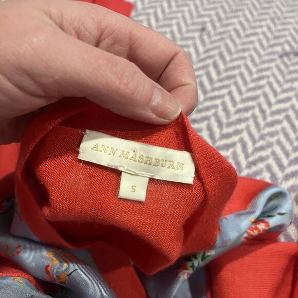 Ann Mashburn 100% Worsted Cashmere Cardigan Sweater Women's EUC Soft Luxury - Picture 6 of 8